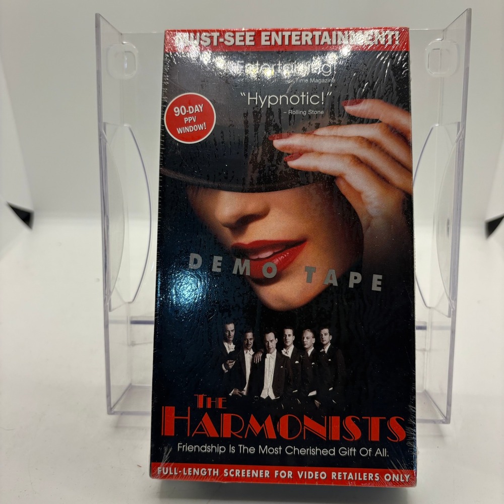 The Harmonists VHS Demo Tape Full Length Screener Promotional Movie RARE